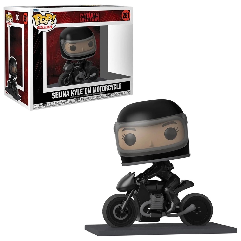 Funko Pop! Rides Selina Kyle on Motorcycle #281 Batman Movie DC Comics Hero